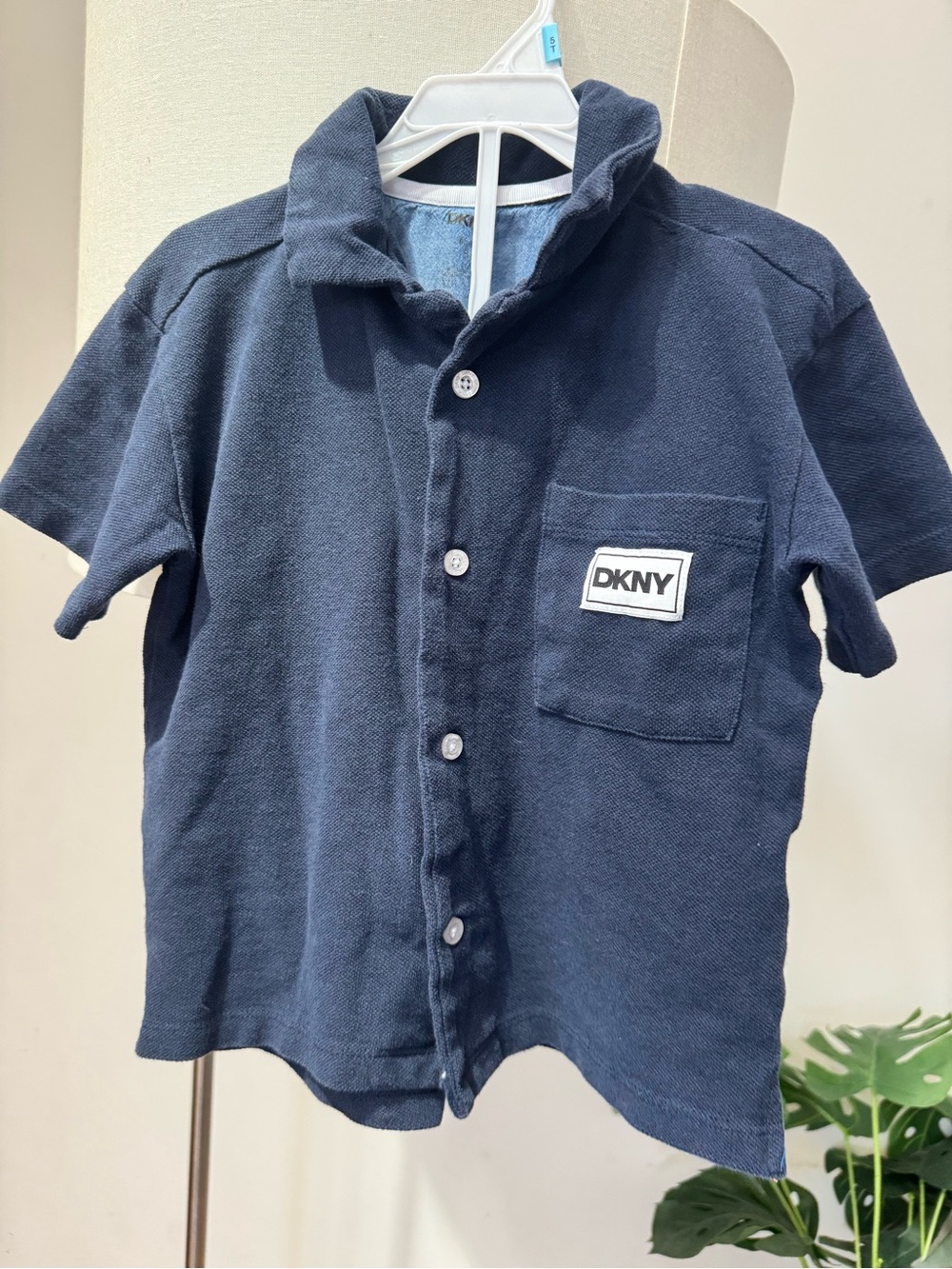 DKNY Polo Shirt and shorts set boys size 5T